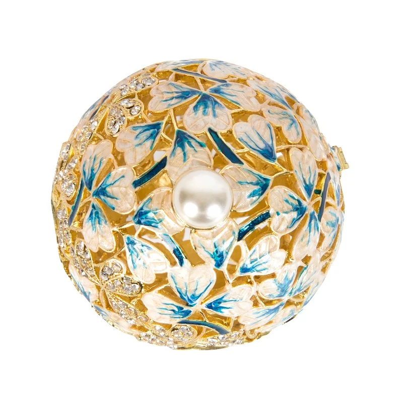Бренд FABERGE EGG металлический материал ажурная картина с цветами ручная работа и