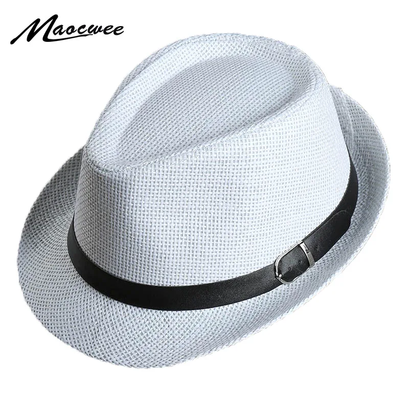 

Мужская фетровая шляпа, Повседневная Панама, солнцезащитные шапки для мужчин, летняя модная пляжная шляпа для мужчин, фетровая шляпа с козы...