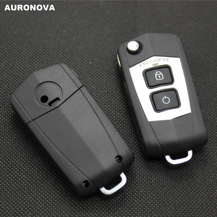 Auronva новое обновление складной ключ оболочки для hyundai Elantra 2 кнопки чехол для дистанционного ключа от машины