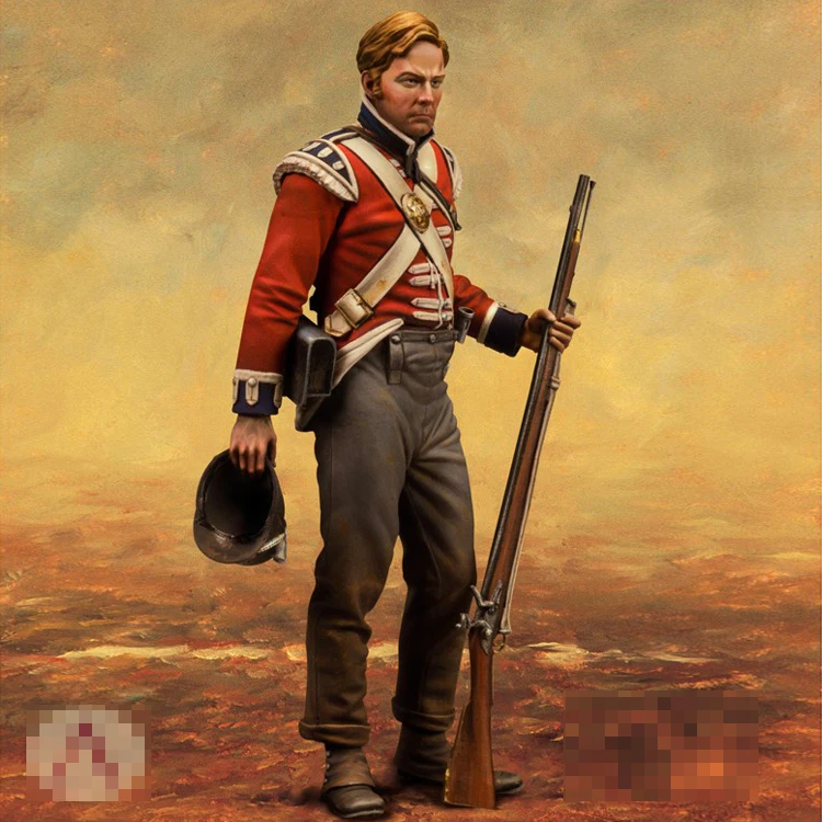 1/24 COLDSTREAM GUARD 1815 фигурка модели из смолы GK несобранный и Неокрашенный комплект |