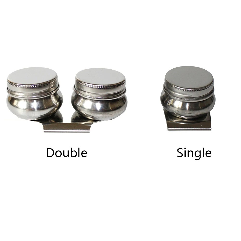 Палитра студент Нержавеющая сталь ковш одно двойное отверстие картина маслом