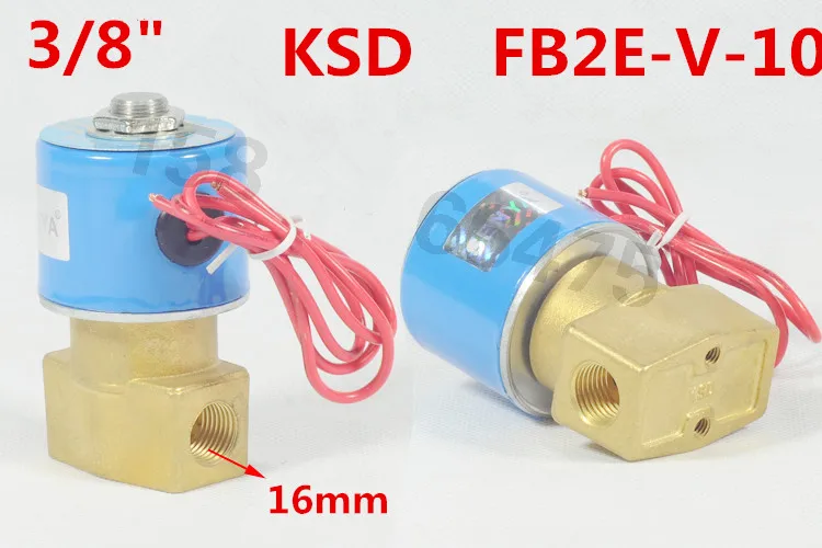 Бесплатная доставка 3/8 &quotэлектромагнитный клапан прямого действия FB2E V 10 VITON Compact