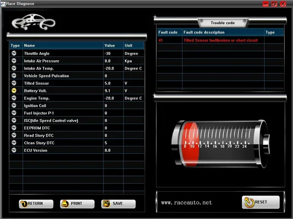 Многофункциональный диагностический инструмент 7 в 1 для мотоциклов Yamaha forsuzuki honda
