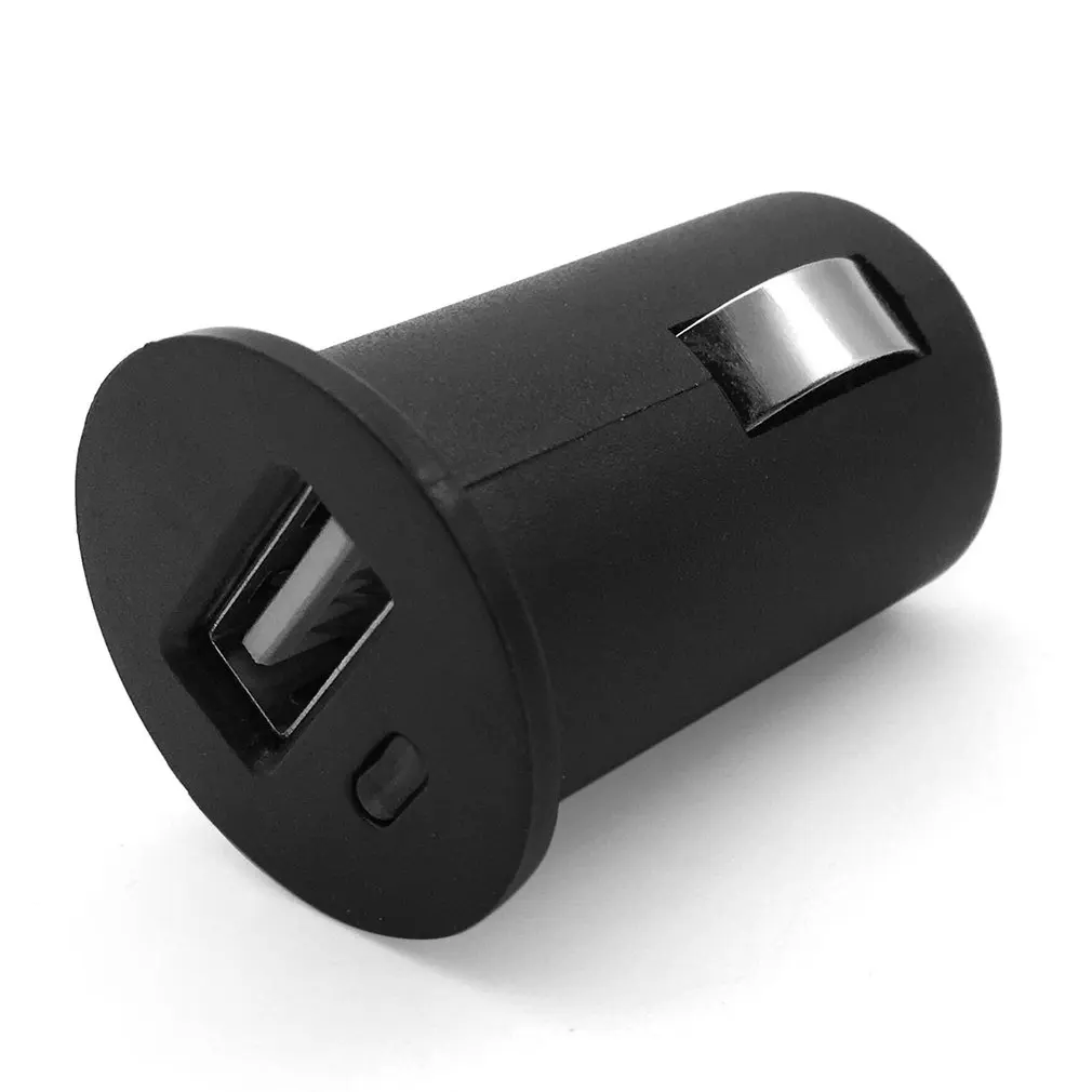 Автомобильное зарядное устройство abs корпус одинарные порты usb 2A с синим светом Макс зарядка универсальное автомобильное зарядное устройство с в форме кеглей
