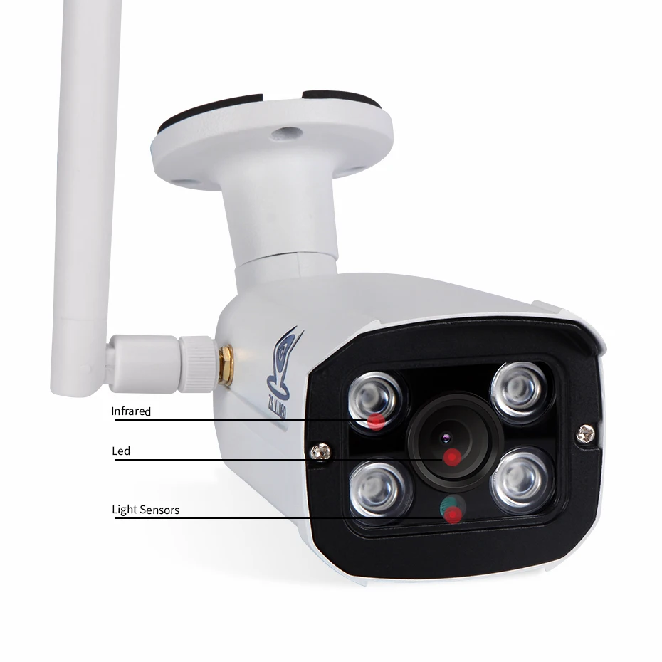 ZSVEDIO камеры видеонаблюдения CCTV монитор WIFI камера система сигнализации IP NVR