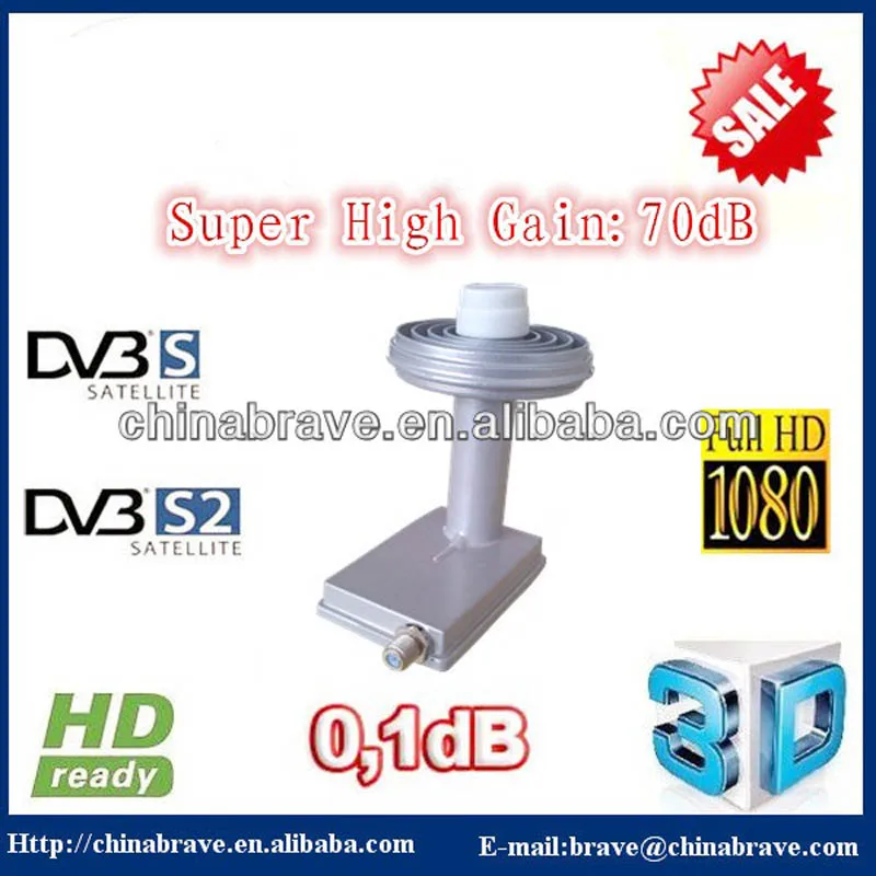 Ку-группа single lnb HD/3D/4 K и низкий уровень шума 0.1dB HDTV DVB-S2 | Электроника