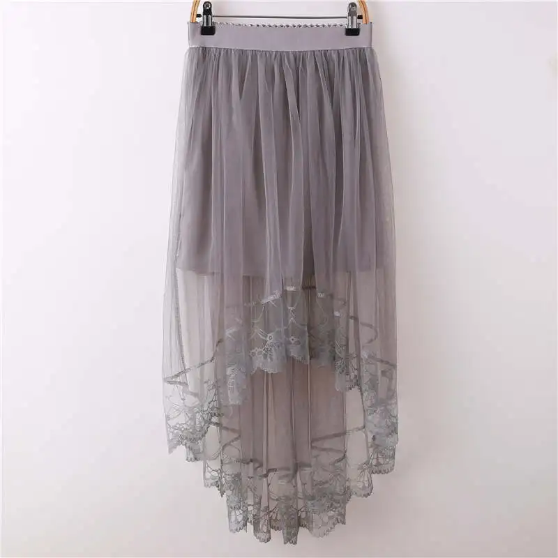 Женская фатиновая юбка летняя прозрачная балетная пачка с высокой талией