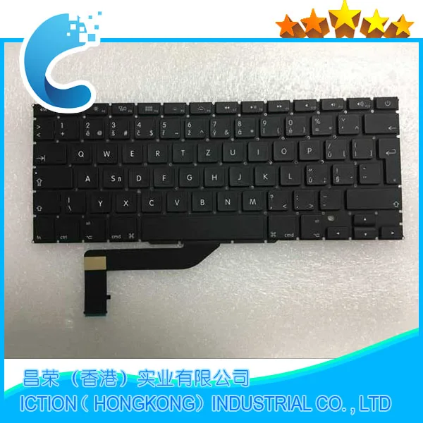 Новая клавиатура A1398 для MacBook Pro Retina 15 4 &quotA1398 Чешская CZ КЛАВИАТУРА 2012 2013 2014 года |