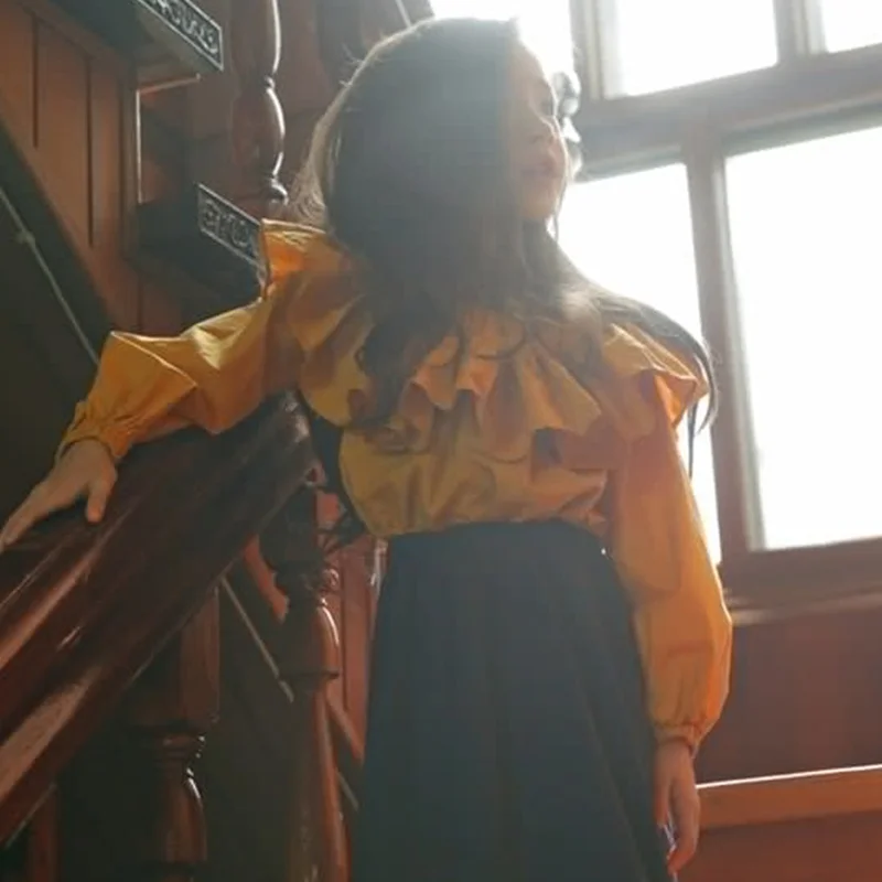 Новинка 2020 Весенняя брендовая юбка для девочек хлопковая маленьких принцесс с