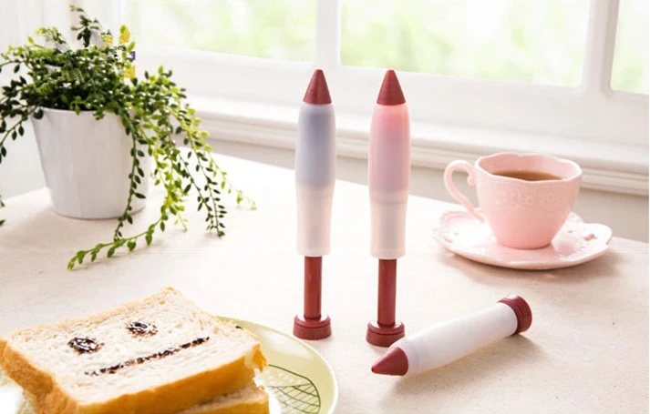 Пищевая силиконовая шоколадная ручка для соуса инструмент выпечки письма