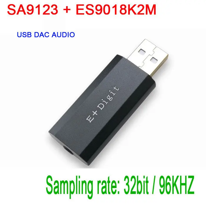 SA9123 + ES9018K2M USB DAC аудио HiFi PC звуковая карта усилитель для наушников декодер внешняя