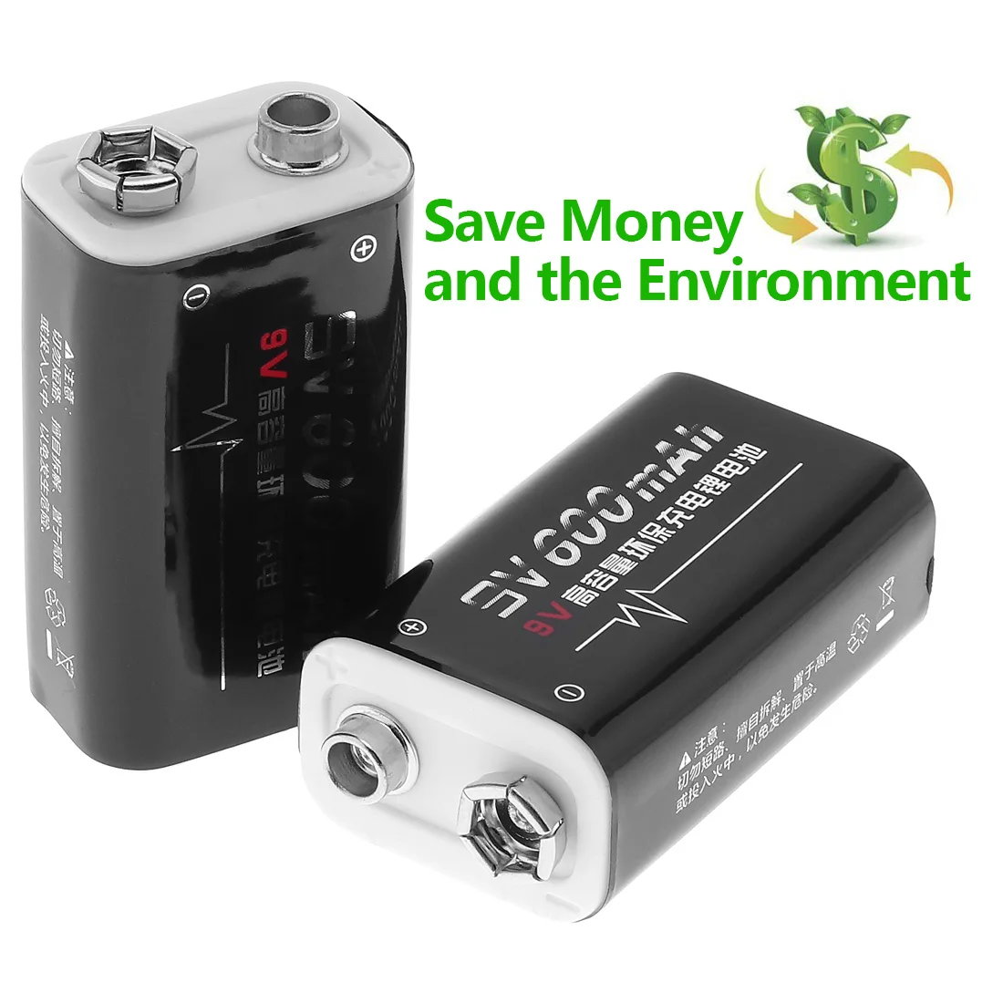 4 шт. литий ионные аккумуляторные батареи 600 мАч 9 в| |