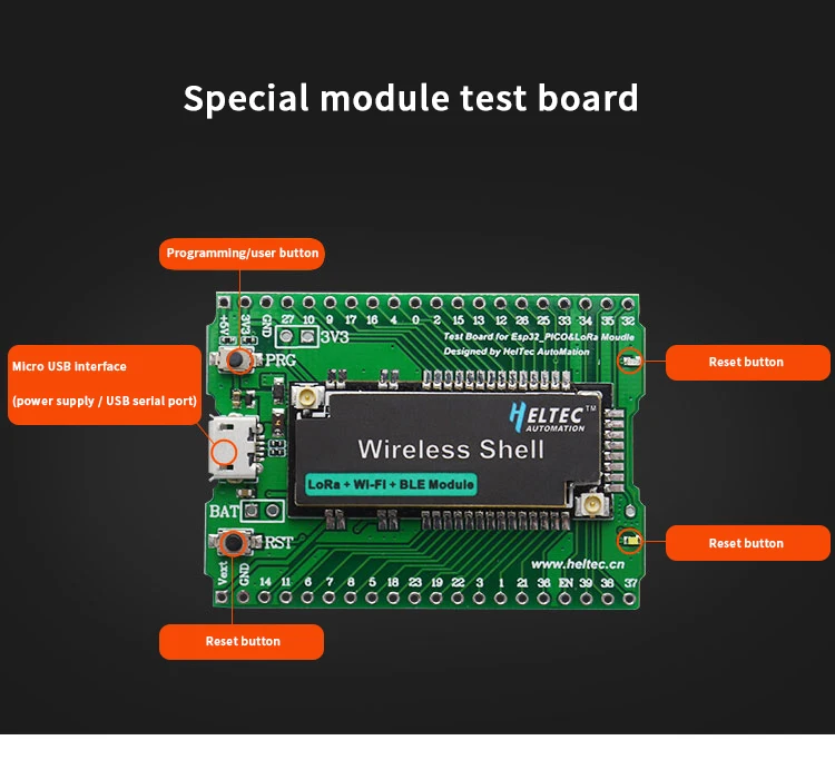 5 шт. ESP32 модуль беспроводной корпус SX1276 LoRaWAN протокол wifi BLE для Arduino