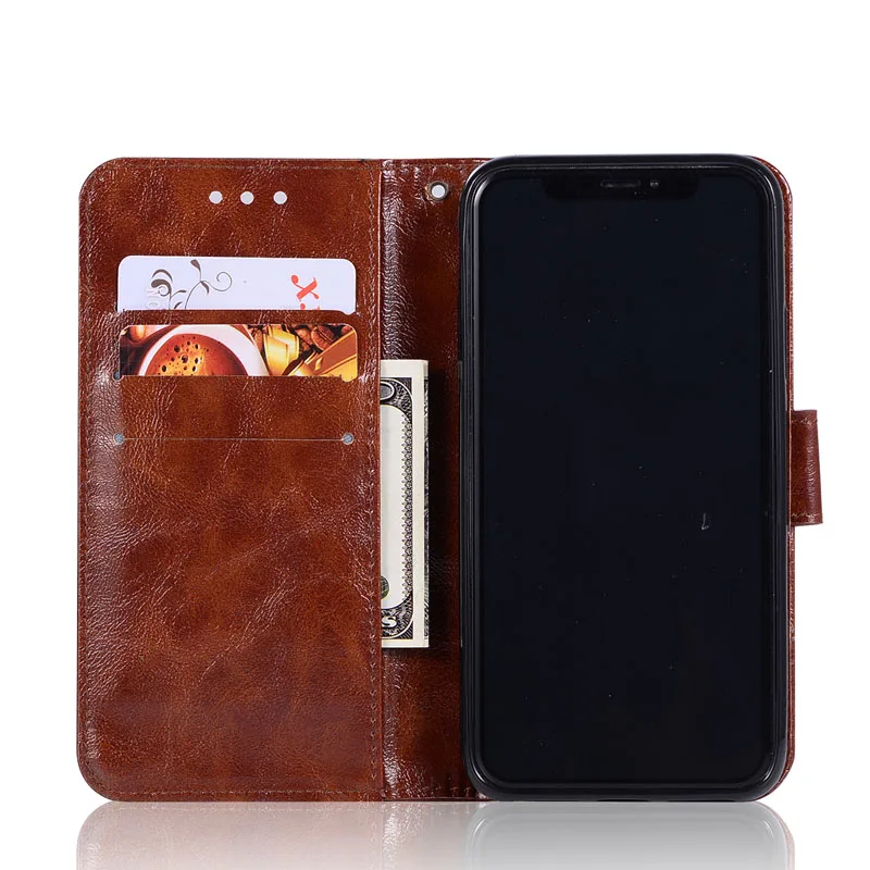 Чехол для телефона в стиле ретро iPhone XS Max XR X кошелек с заклепками искусственная