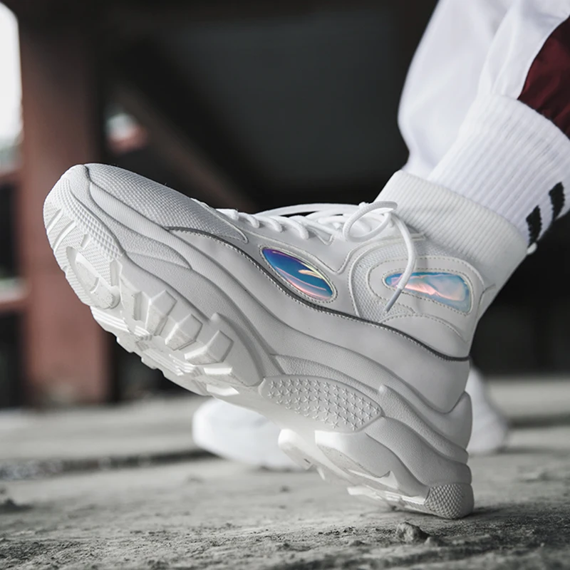 Bomlight/блестящий носок женская обувь массивные кроссовки женские унисекс