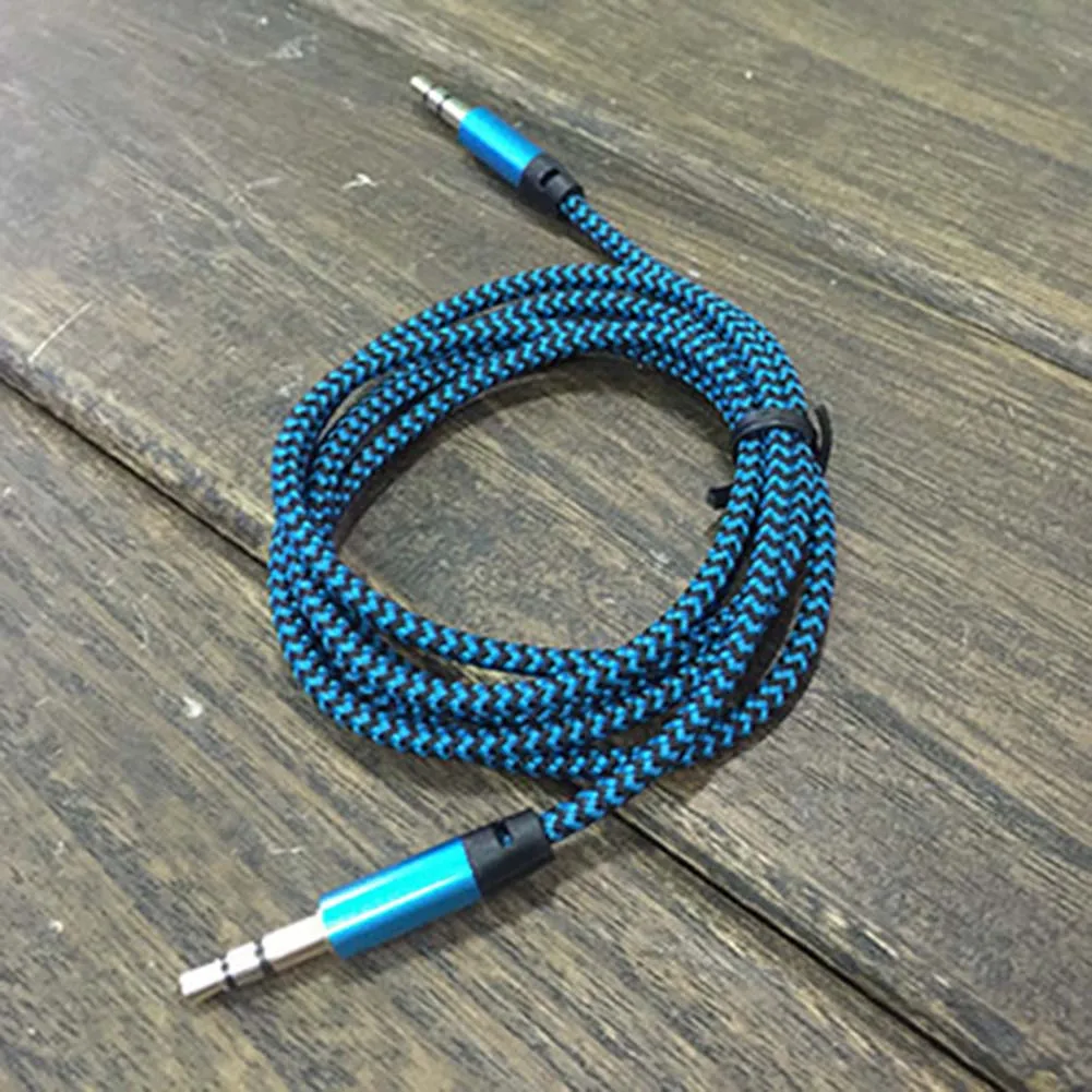1 м аудио кабель уникальный Плетеный тканевый пеньковый Канат 3 5 мм домкраты