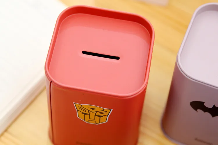 1 шт. персонализированная квадратная копилка серия Logbook жестяная коробка-тарелка