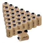 Аккумуляторные батареи NICD для makita, bosch, B  D, Hitachi, metabo, dewalt, 30 шт., 1200 мАч, 1,2 в