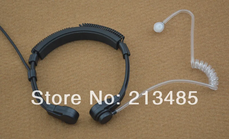 3.5mm 1-Pin Y plug VOX Throat MIC Microphone with Finger PTT for Yaesu/Vertex VX-5R VX-160 VXF-10 FT-40R Standard Horizon VC-27 | Мобильные