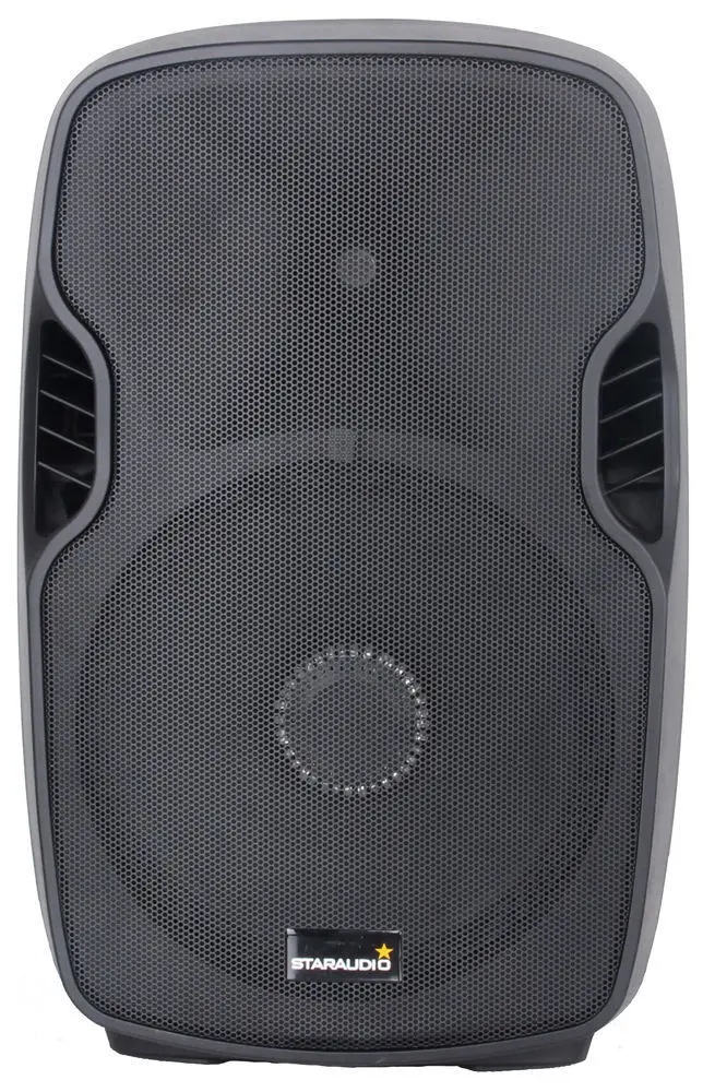 2 STARAUDIO PA DJ этап 15 дюймов 2500 Вт работает BT SD RGB Динамик s W/2 стоит проводной микрофоны