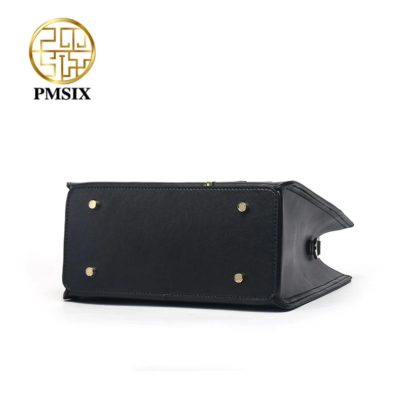 PMSIX модные сумки из коровьей кожи для женщин Большая вместительная сумка через