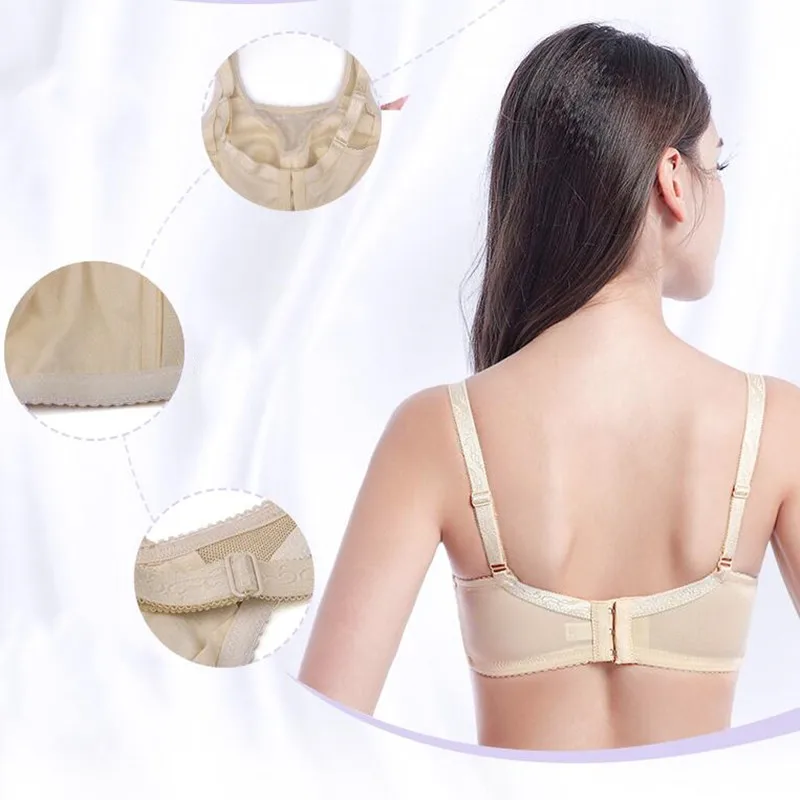Bras Women After Breast Cancer Surgery Artificial Silicone Prosthetic Bra Fake Breast Underwear Comfortable Bra Wire Free H4621