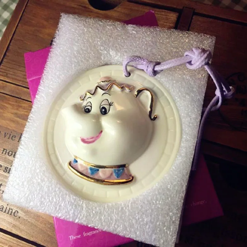 Лидер продаж, чайный горшок "Красавица и Чудовище" Mrs Potts Chip, чайный горшок, Набор чашек, керамический Cogsworth Lumiere, прекрасный Рождественский подарок, быстрая - Цвет: 1 Ceramic Diffuser