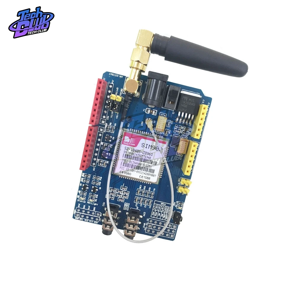 SIM900 850/900/1800/1900 МГц GPRS/GSM V4.0 Беспроводной передачи данных модуль макетной платы