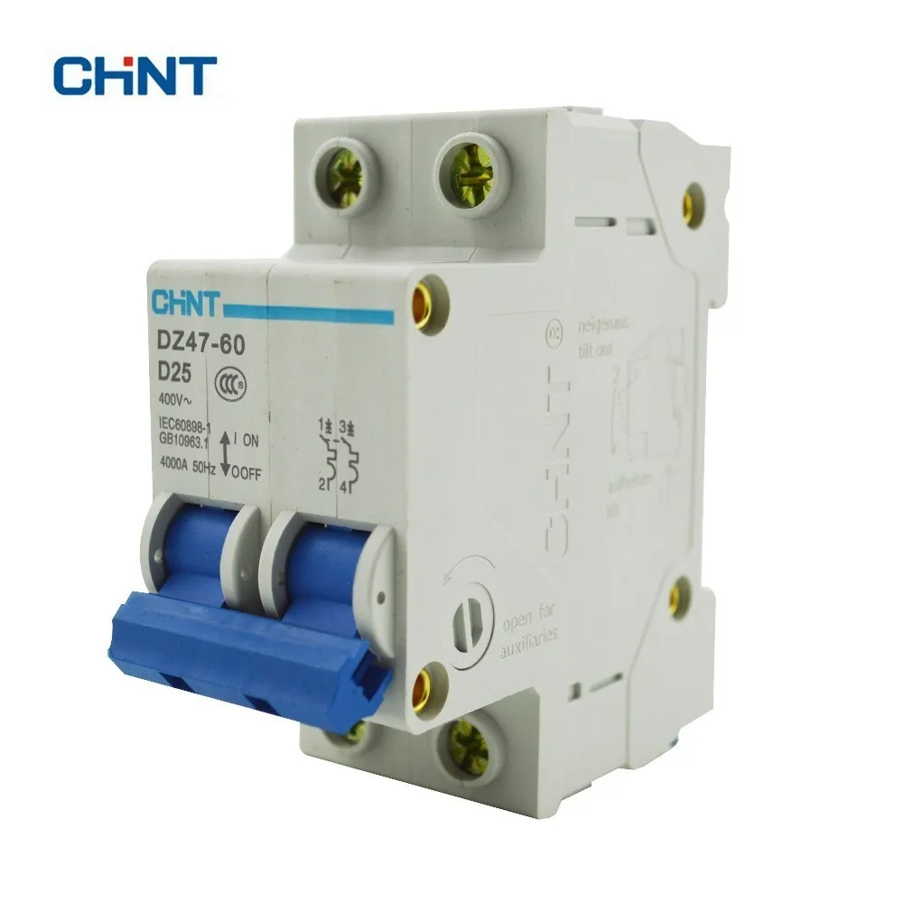 Чинт Dz47 60 мини выключатель DZ47 2 P D25|circuit breaker|mini circuit breakermini breaker |