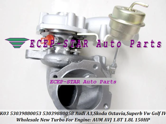 Бесплатная доставка K03 053 058 53039880053 53039880058 турбо для AUDI A3 SKODA Octavia Superb VW Golf IV 1 8 T AUM AVJ AWT