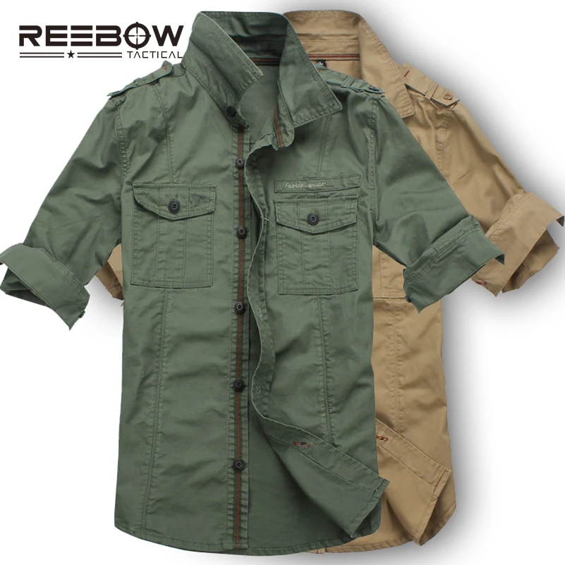 Eebow тактические мужские осенние военные уличные походные рубашки с длинным