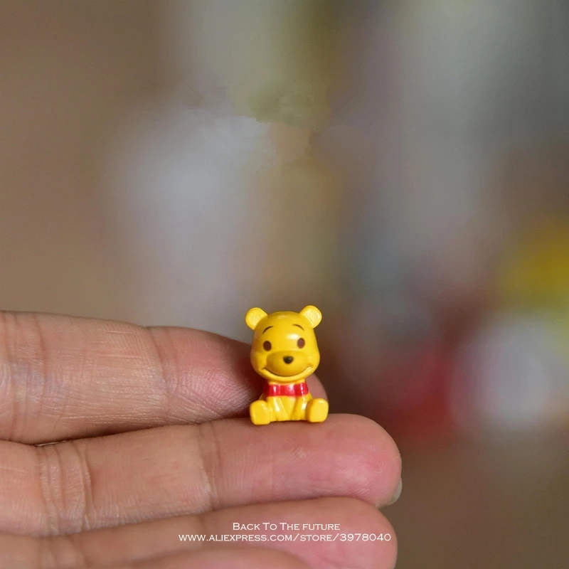 Disney Winnie the Pooh 1 5 см фигурка аниме украшение коллекции мини кукла игрушка модель