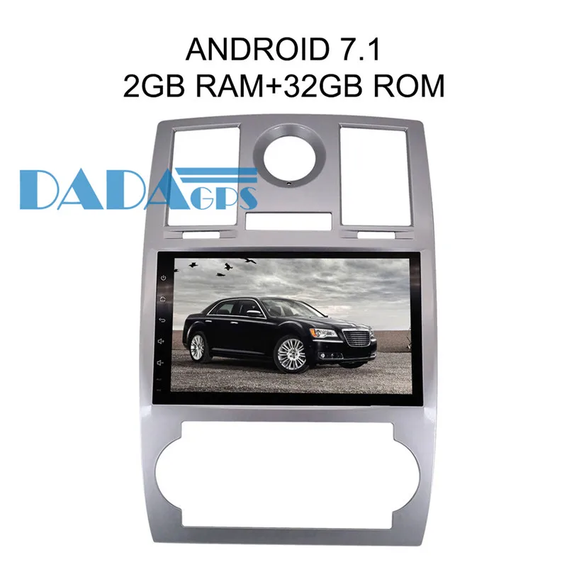9 дюймов Android 7,1 автомобильный радиоприемник комплект с gps-навигатором для Chrysler 300C Jeep Dodge 2000- автомобильный стерео без DVD плеер мультимедиа
