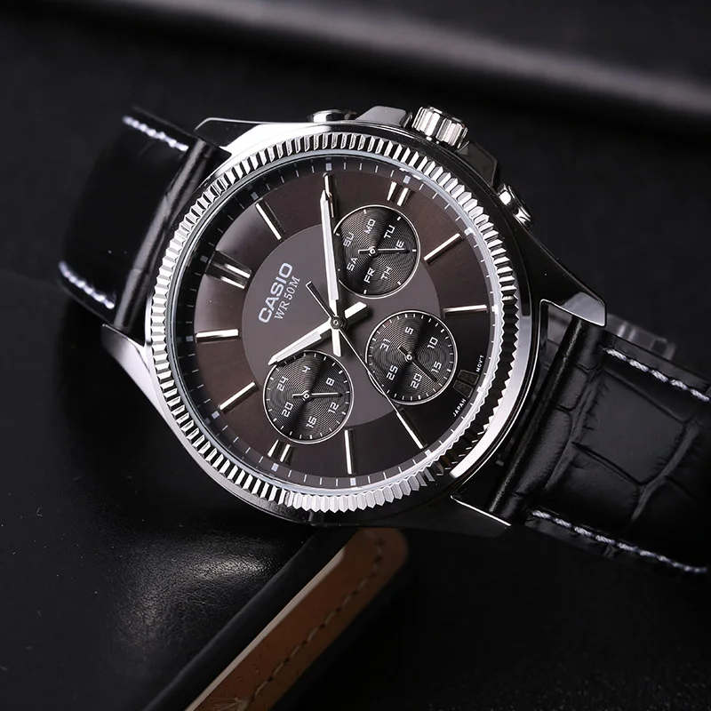 Casio watch Pointer series кварцевые мужские часы MTP 1375L 1A|Кварцевые часы| |