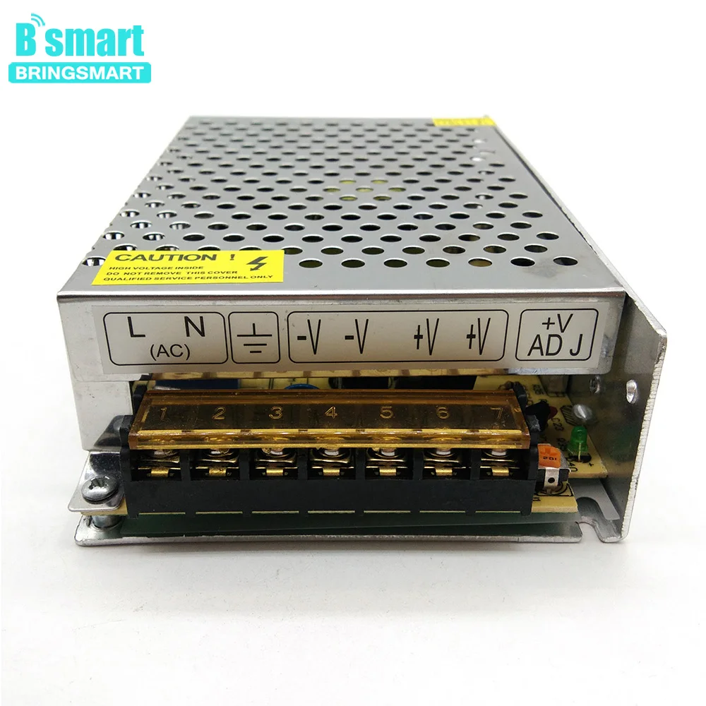 Bringsmart 12 В 10A DC драйвер импульсного источника питания для светодиодной ленты 220 AC к