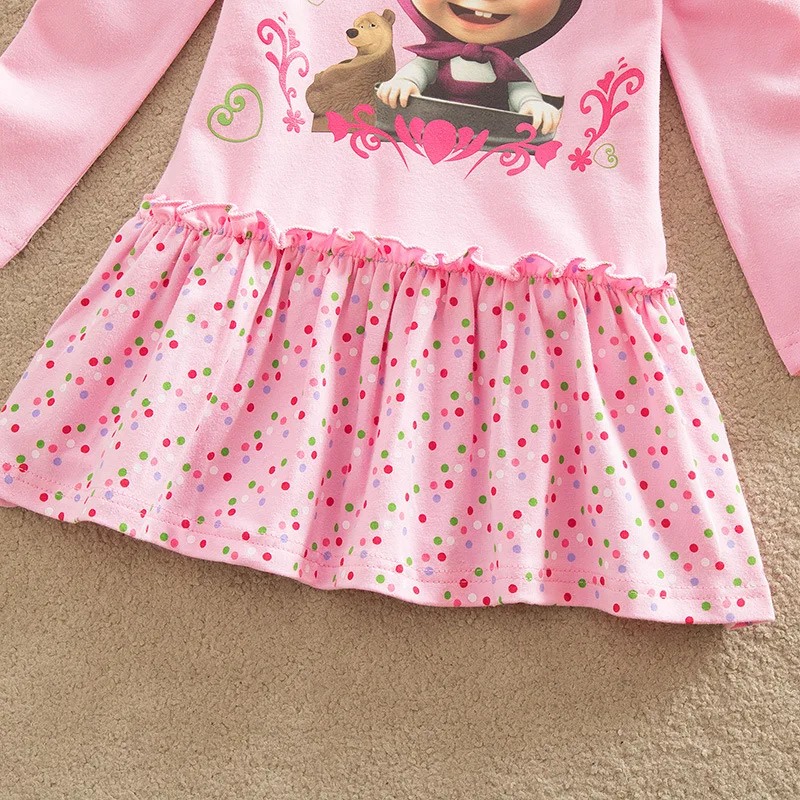2018 Детские платья для девочек платье маленьких Dressses принцесса мультфильм Vestidos