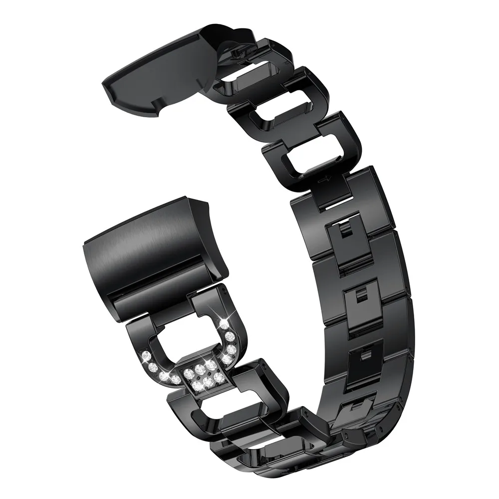 Роскошный блестящий ремешок на запястье для умных часов Fitbit charge 3|Ремешки часов| |