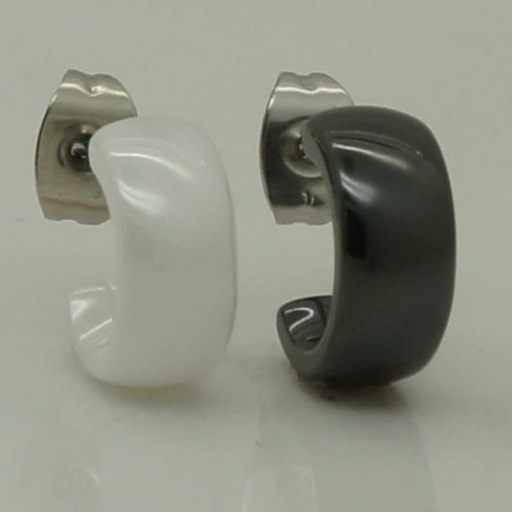 1 шт. керамические серьги-гвоздики для мужчин и женщин | Украшения аксессуары