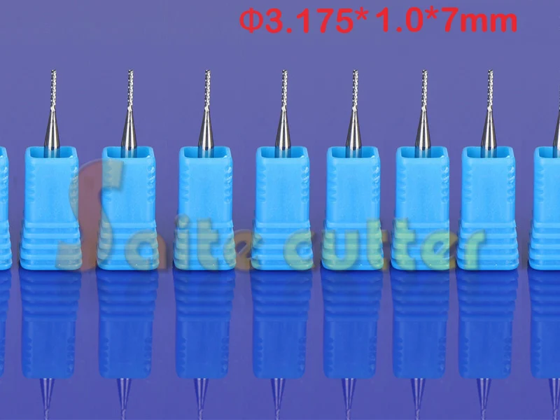 

Концевая фреза с хвостовиком 1,0 дюйма, 3,175 х7 мм, 10 шт.