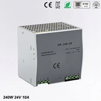 ce approved wide range input nicely 240w 24vdc 10a dr 240 24 din rail 24v power supply with high watts with high quality