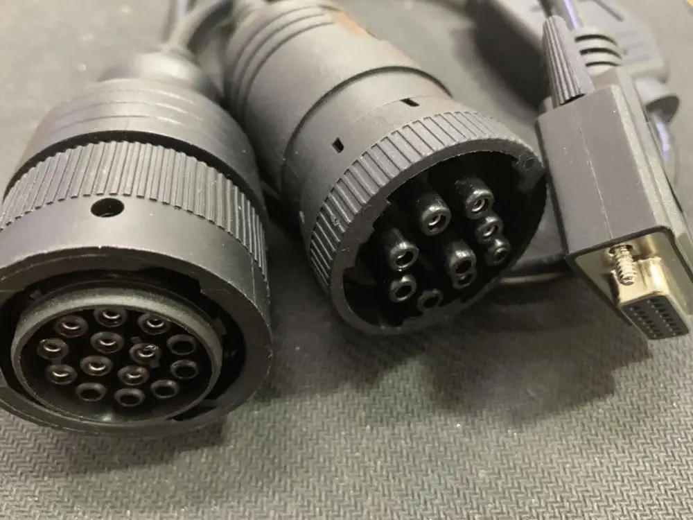 14pin and 9pin 14pin+ 9pin 2 in 1 Cable for CAT ET3 ET III 317-7485(457-6114) ET-3 ET 3 14p and 9p 2 in 1 - Цвет: 14pin and 9pin