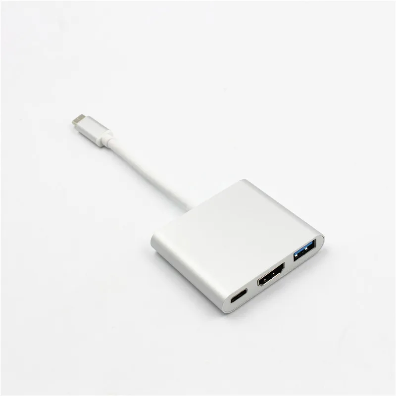 MEMTEQ HD USB Hub 3 1 Type C Female to 4k HDMI в мульти кабель адаптер конвертер для Macbook