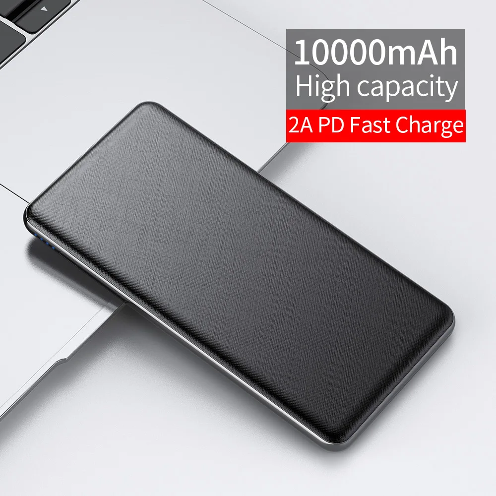 ROCK PD QC 3 0 тонкий внешний аккумулятор 10000 мАч портативное зарядное устройство