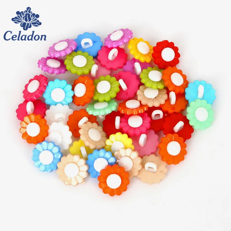 Пуговицы полимерные с отверстиями для шитья 50 шт./лот 15 мм|sewing buttons|buttons