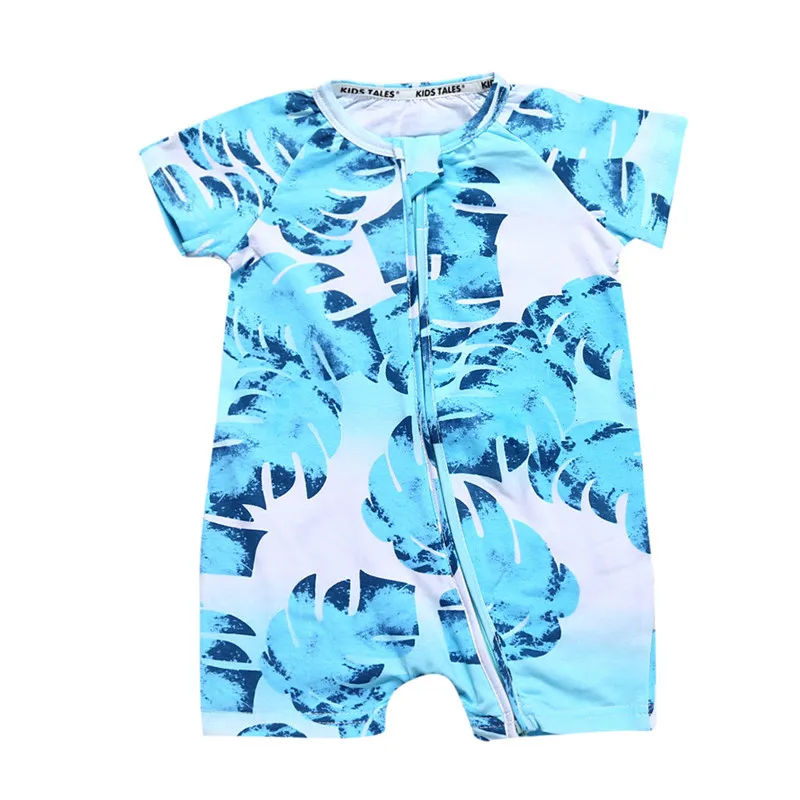 Детские летние хлопковые слайдеры 0 24 месяцев для девочек и мальчиков одежда с