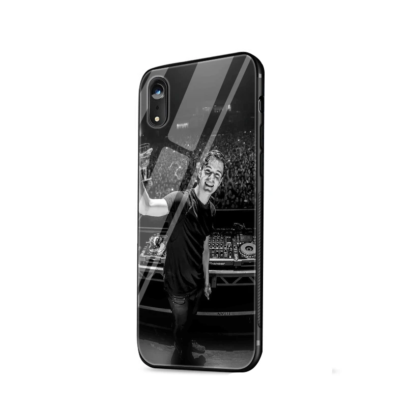 Стеклянный чехол для iPhone 5 5S SE Desxz диджей Мартин Гаррикс 6 6S 7 8 Plus X XS XR Max |