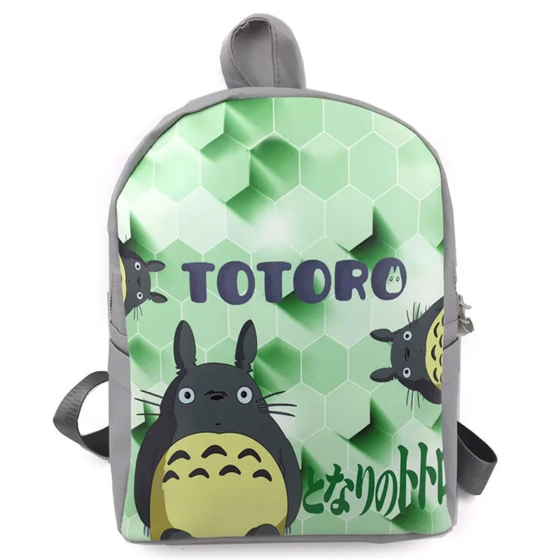 

My Neighbor Totoro Colorful Anime Backpack Boy and Girl Schoolbag with Double-shoulder