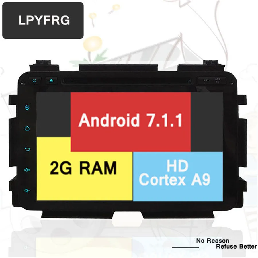 Android 10 0 4G RAM Fit HONDA HRV / VEZEL 2013 2014 2015 2016 автомобильный DVD плеер навигация GPS радио