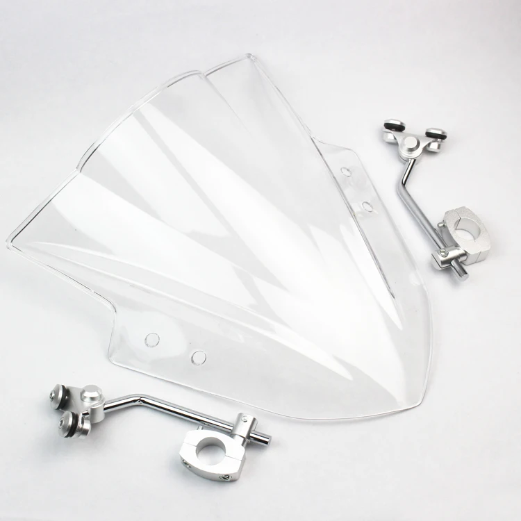 Лобовое стекло мотоцикла с регулируемым кронштейном ветровой экран для Yamaha MT125 FZ1