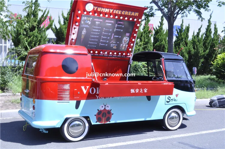 2019 индивидуальный стиль электрические мобильные пищевые автофургоны Трейлер с